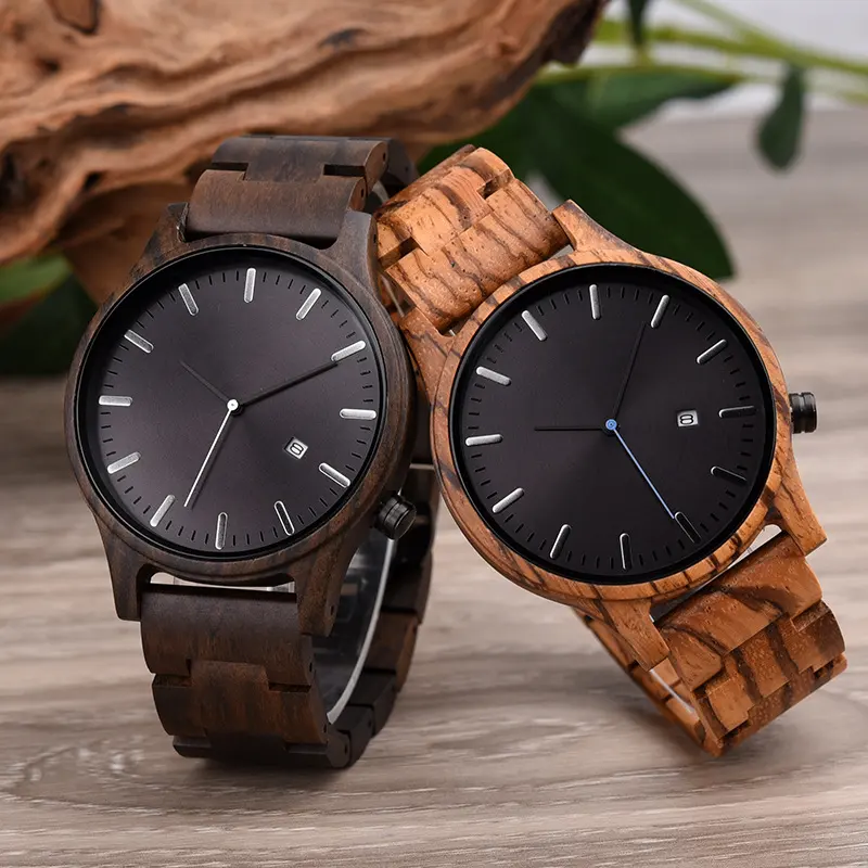 DODO DEER Wooden Calendar Watch