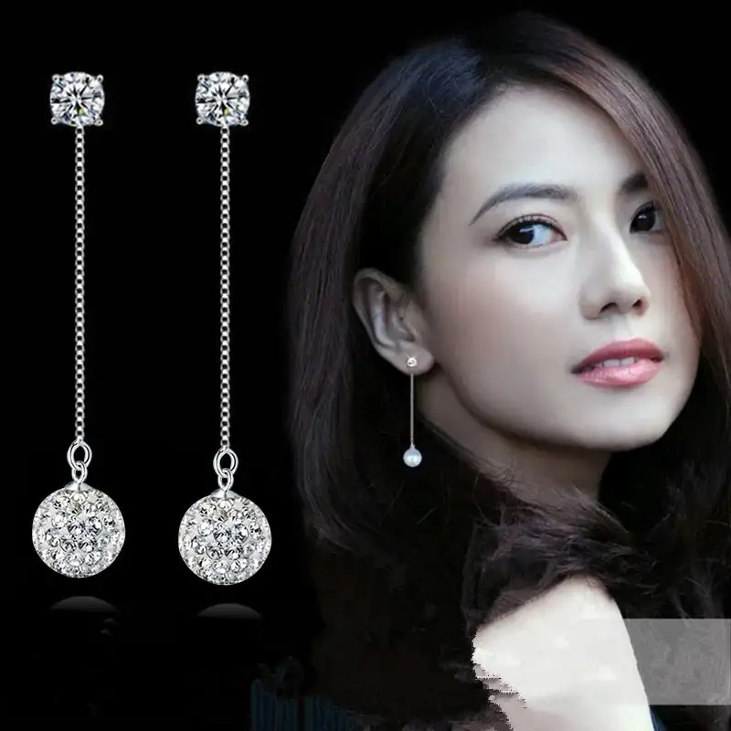 Long tassel earrings