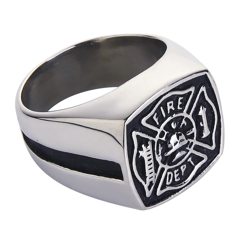 Locomotive Titanium Steel Ring