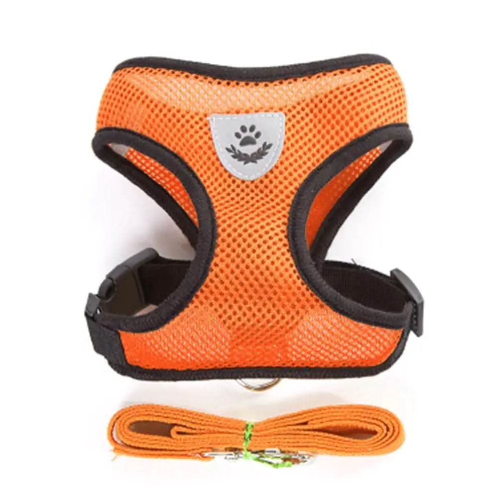 Dog's chest harness traction rope - Orange
