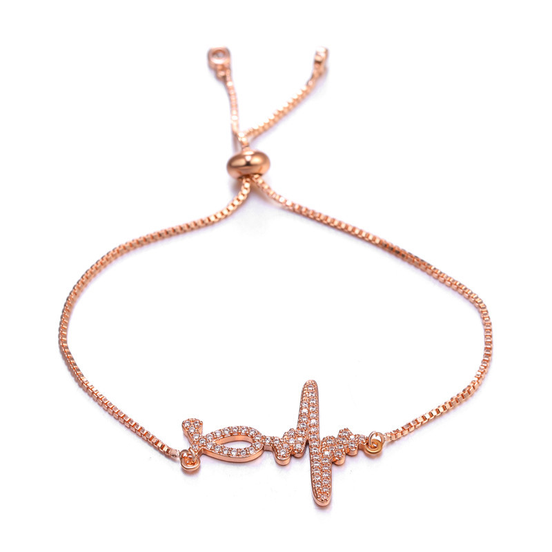 Honey Adjustable Heart Bracelet