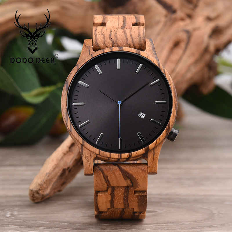 DODO DEER wooden calendar watch — foto 2