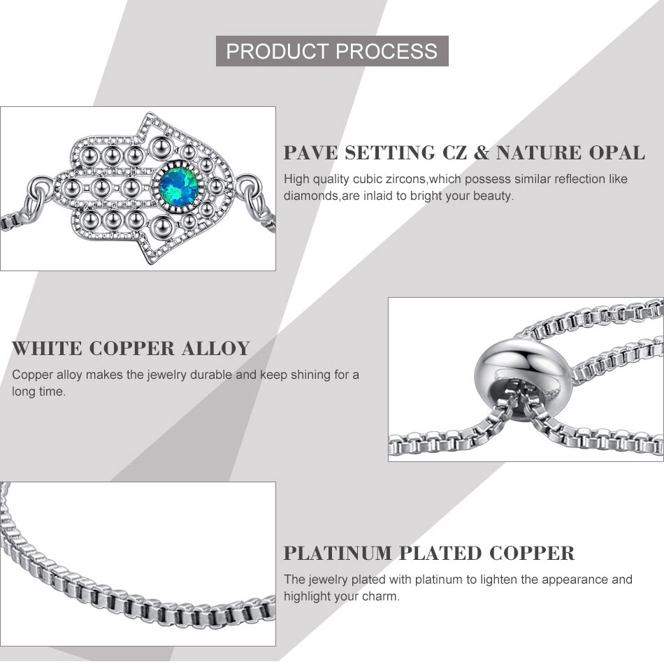 New simple crystal Adjustable Bracelet