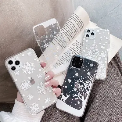 Christmas Snowflake Elk Phone Case
