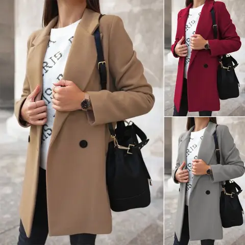 Slim Coat Women's Clothing