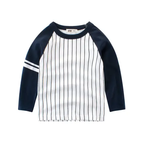 Long-sleeved Colorblock Kids T-shirt