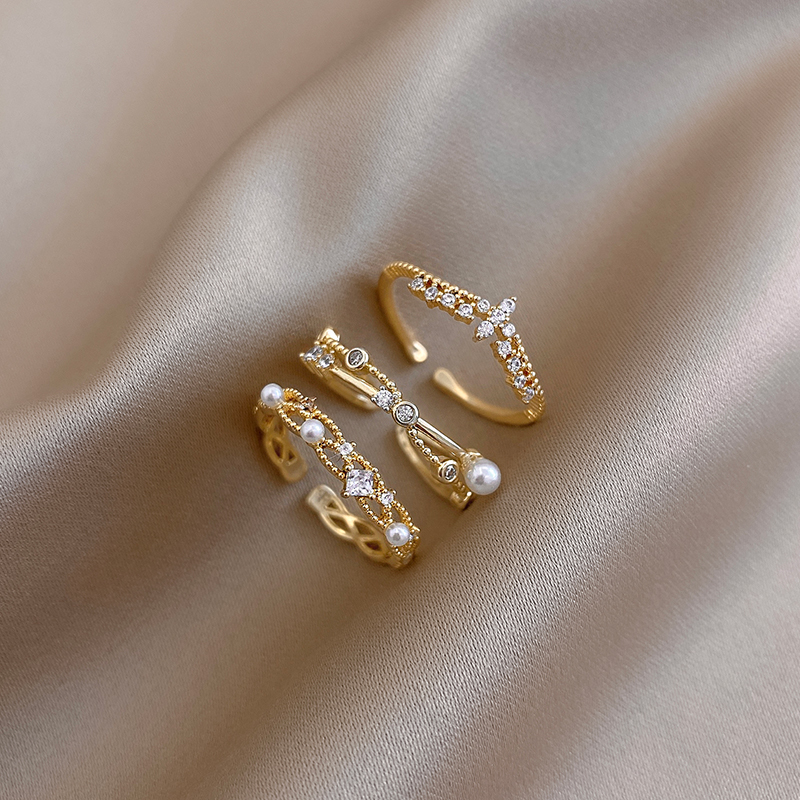 Temperament Zircon Pearl Ring