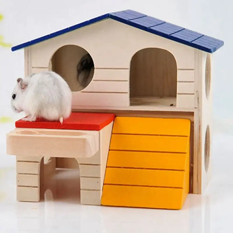 Double storey small pet color house