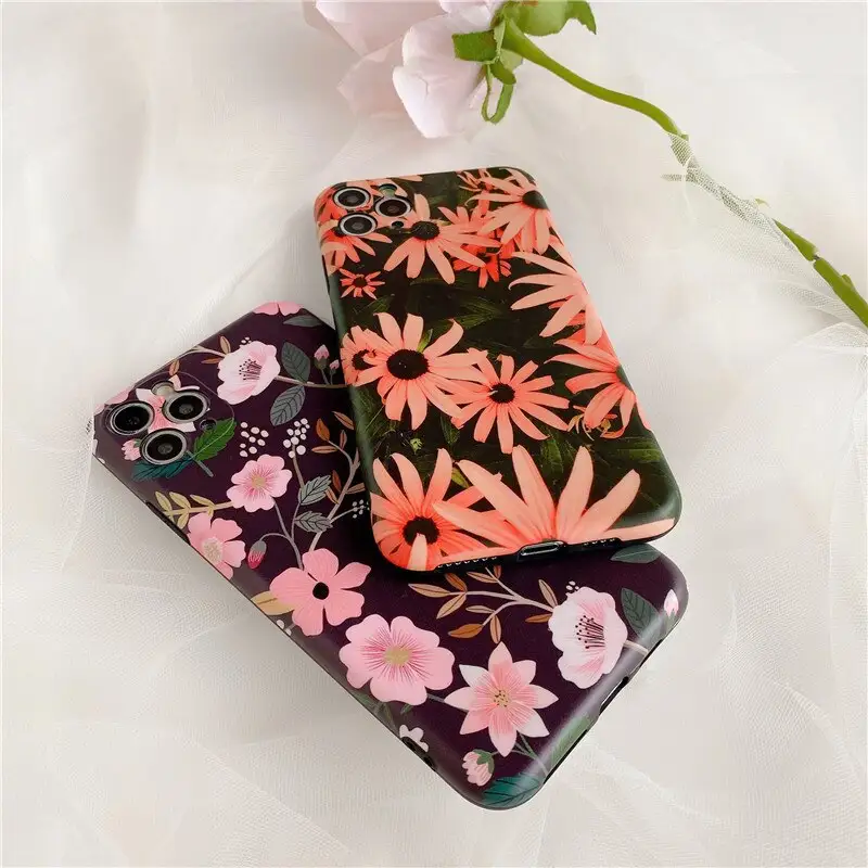 Small flower mobile phone case