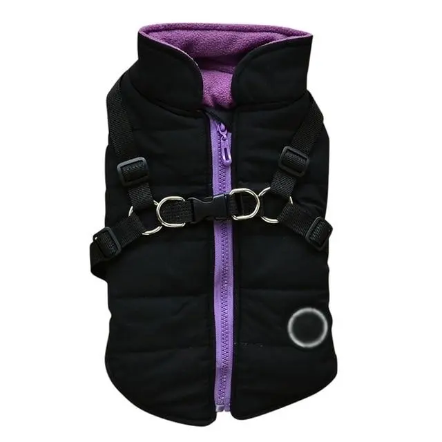 Dog zipper jacket Black - Shop at LoveMi
