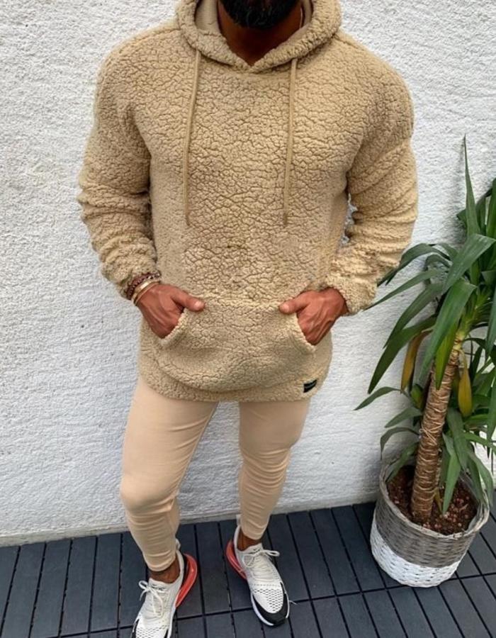 Men's Teddy Fleece Top