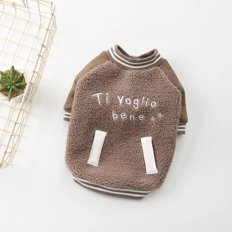 Dog cashmere coat - Coffee