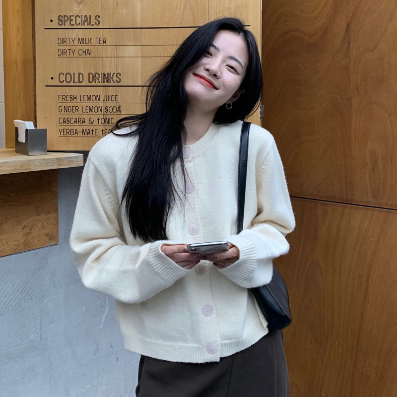 All-match loose sweater coat