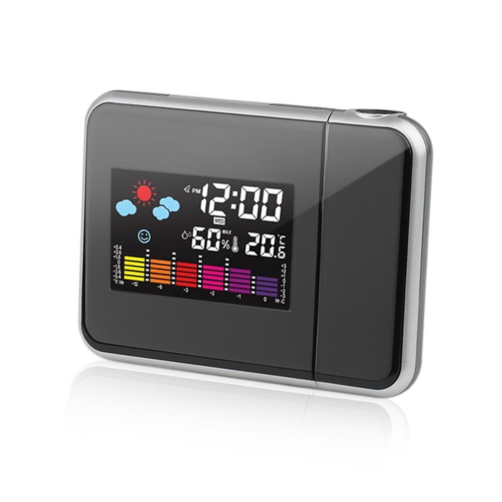 Title 1, Black digital projection alarm cloc