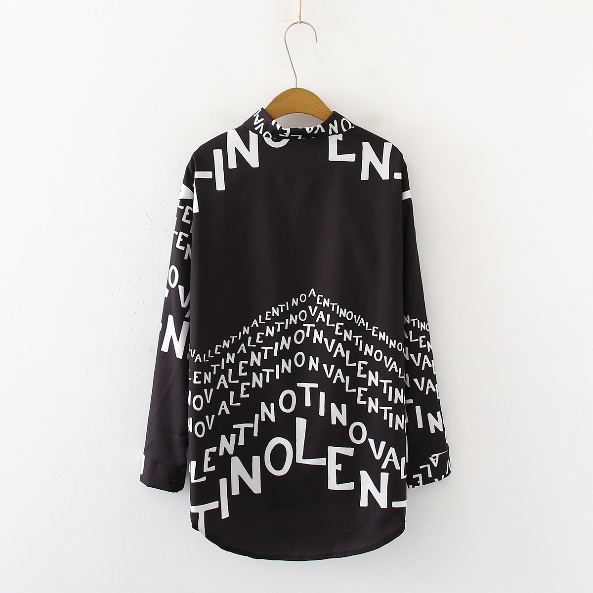 Irregular letter shirt