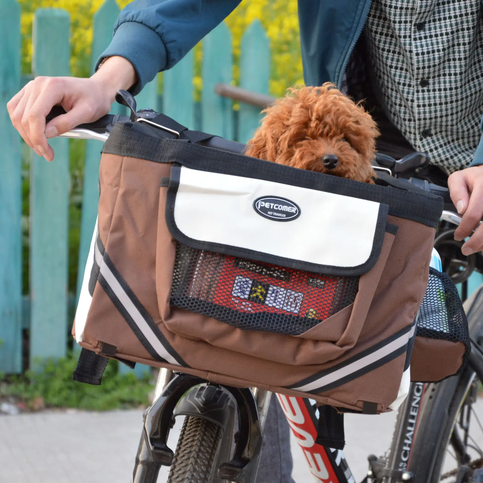 Pet Bicycle Carrier Cat Dog Bag Bike