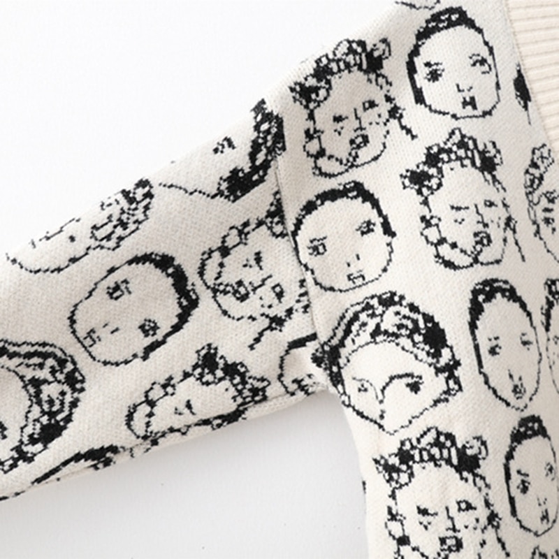 Women's loose lazy sweater cardigan