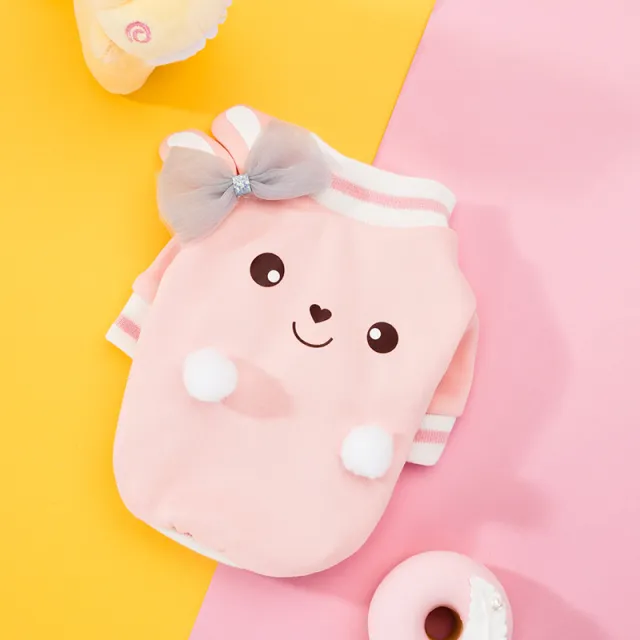 Cute cartoon dog sweater Pink Rabbit - Shop at LoveMi