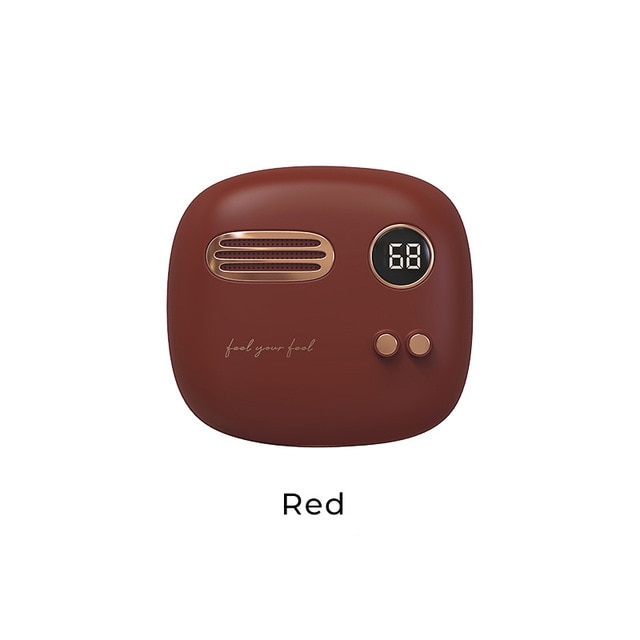 2 In 1 Retro Heater USB Charger Output Portable External Battery Hand Warmers 5000mAH Power Bank For Christmas Gift — foto 7