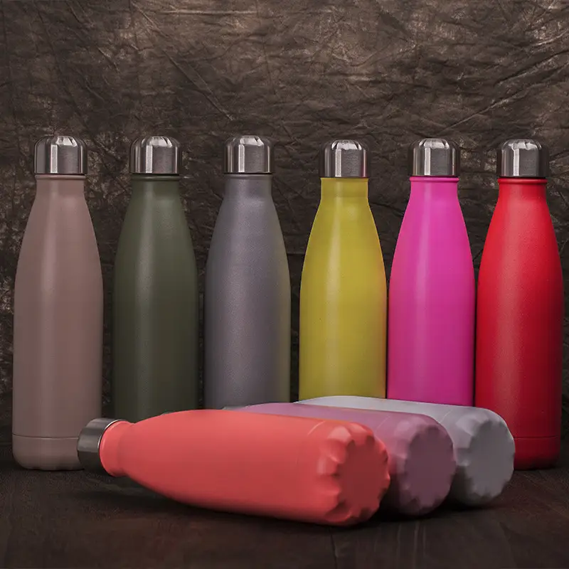 Electroplated coke thermos bottle