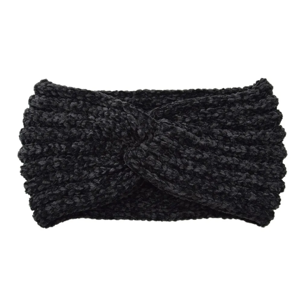 Knitted headband - Black