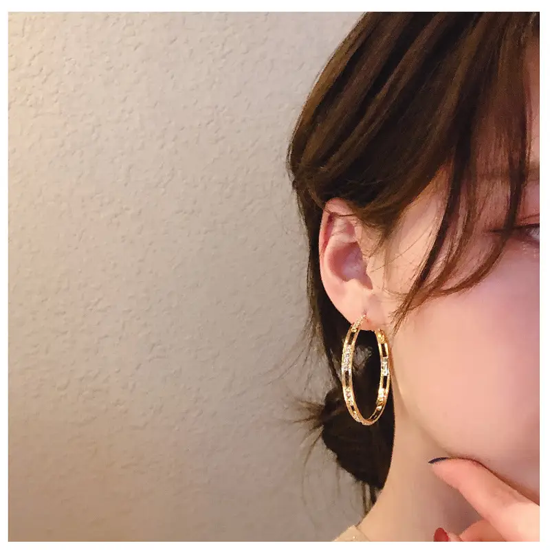 Personalized diamond earrings