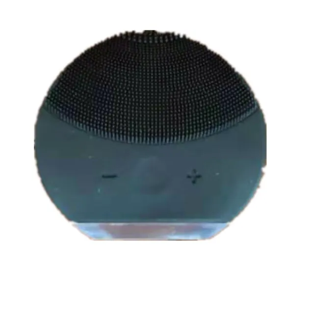 Silicone Facial Cleanser Ultrasonic Beauty Apparatus Night Black - Shop at LoveMi