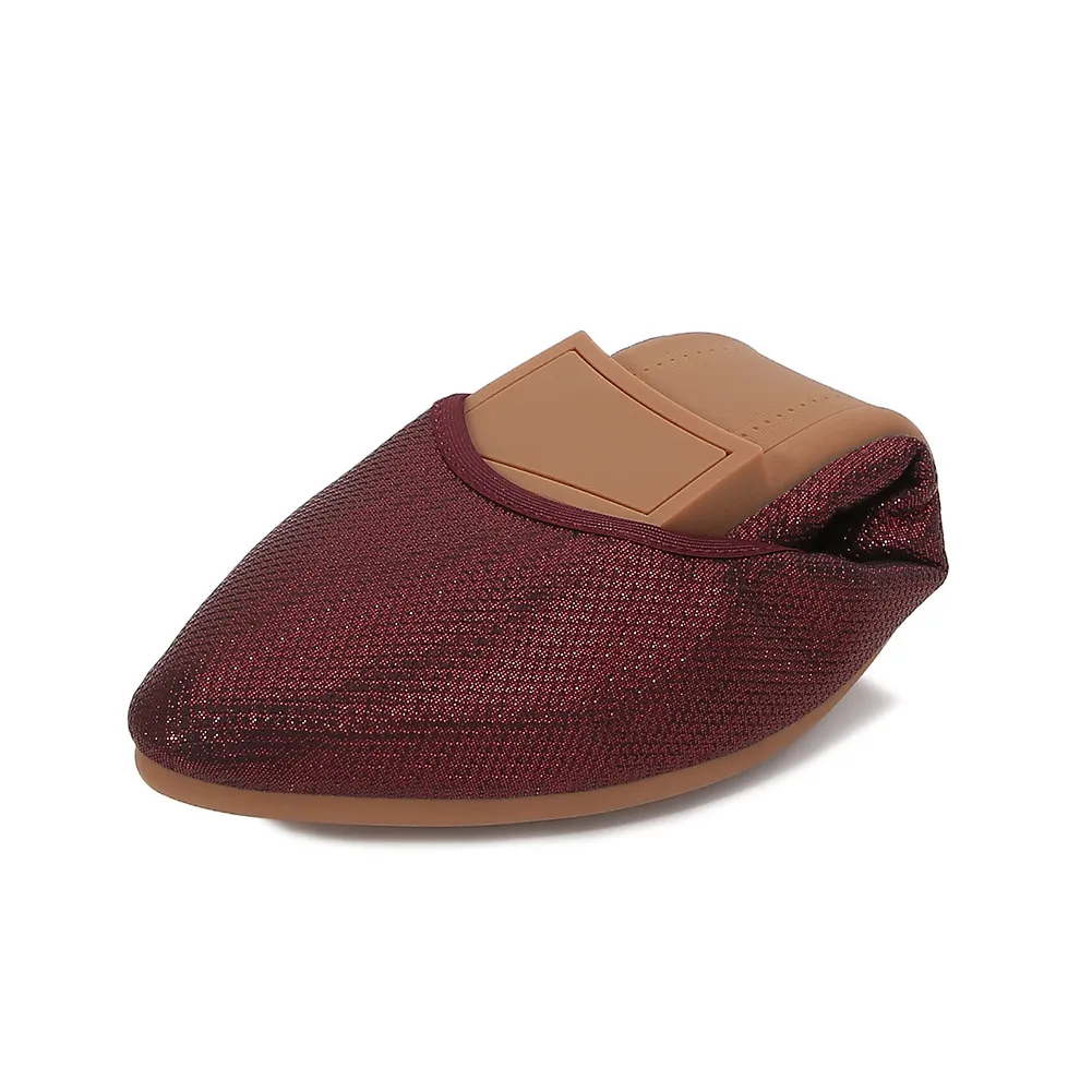 Shallow toe flat shoes - Red