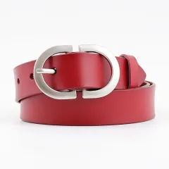5 size ladies belt - Red - View 1