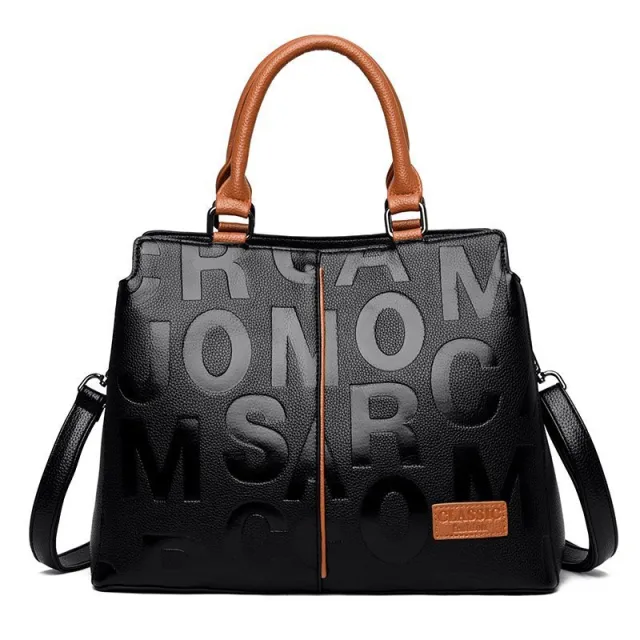 Monogram print shoulder bag Yellow - Shop at LoveMi