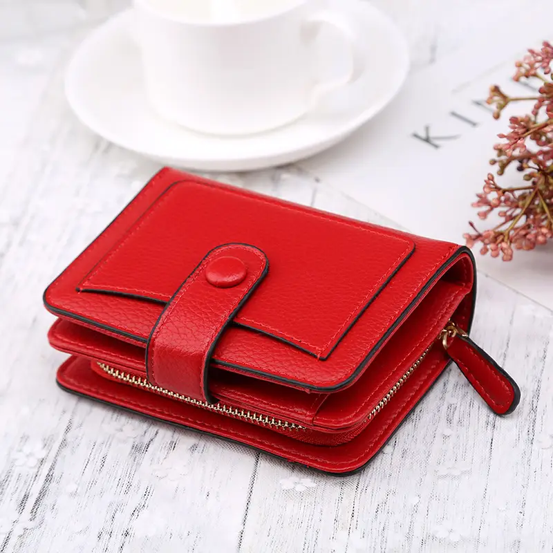 Lychee stripe lady's wallet