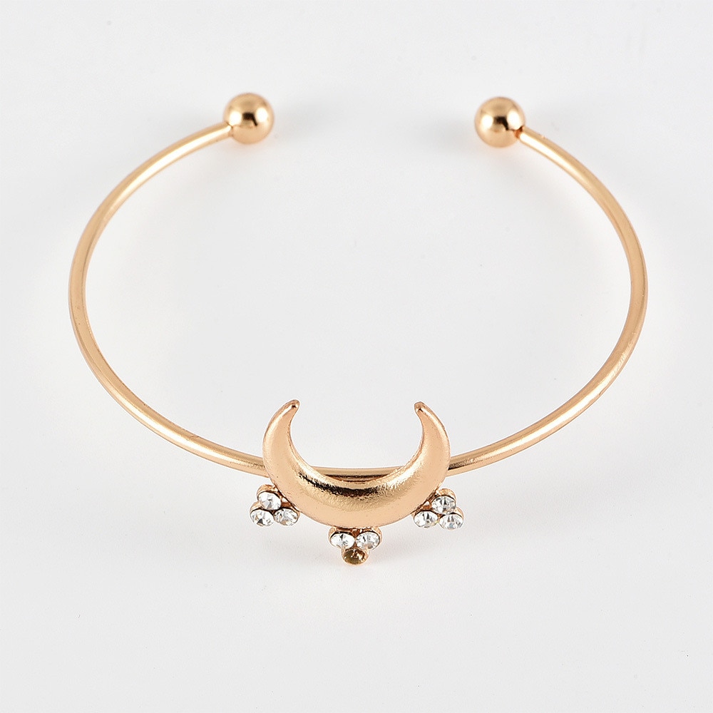 Moon sun full diamond bracelet