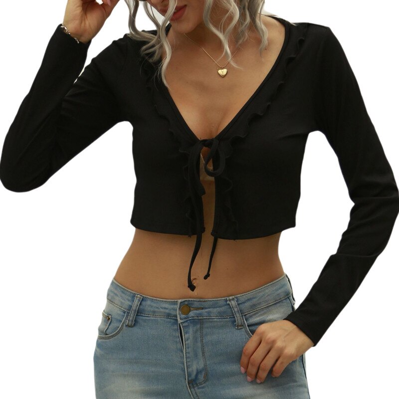 European and American style wood ear tether top