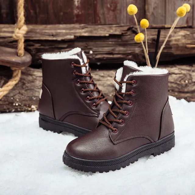 Women's winter Plush boots Brown - Shop at LoveMi