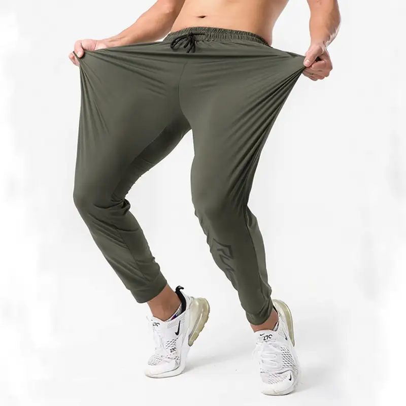 Ice silk casual pants