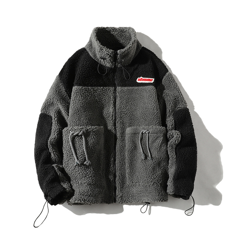 Lamb wool sweater coat