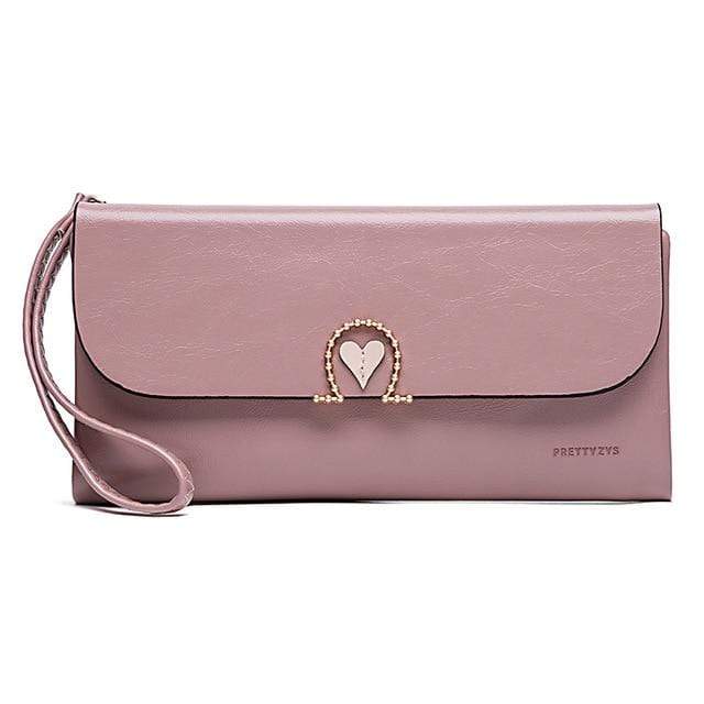 Three fold wrist band Wallet Pink - Shop at LoveMi