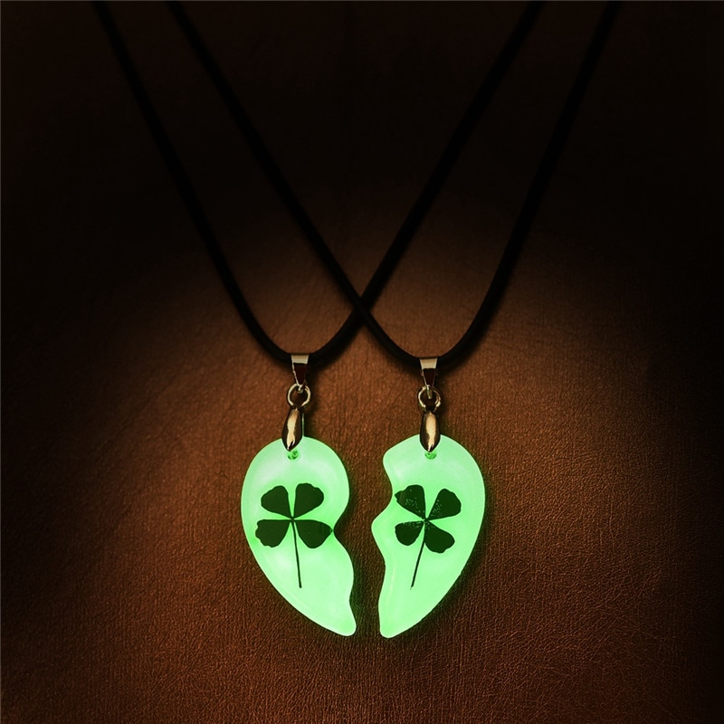 Luminous Clover Necklace