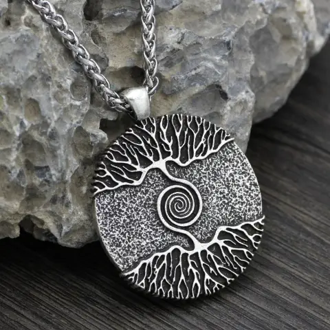 World Tree Double-sided Pendant