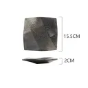 Square Nine Grid Plate