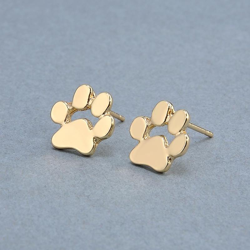 Cute Kitty Paw Stud Earrings
