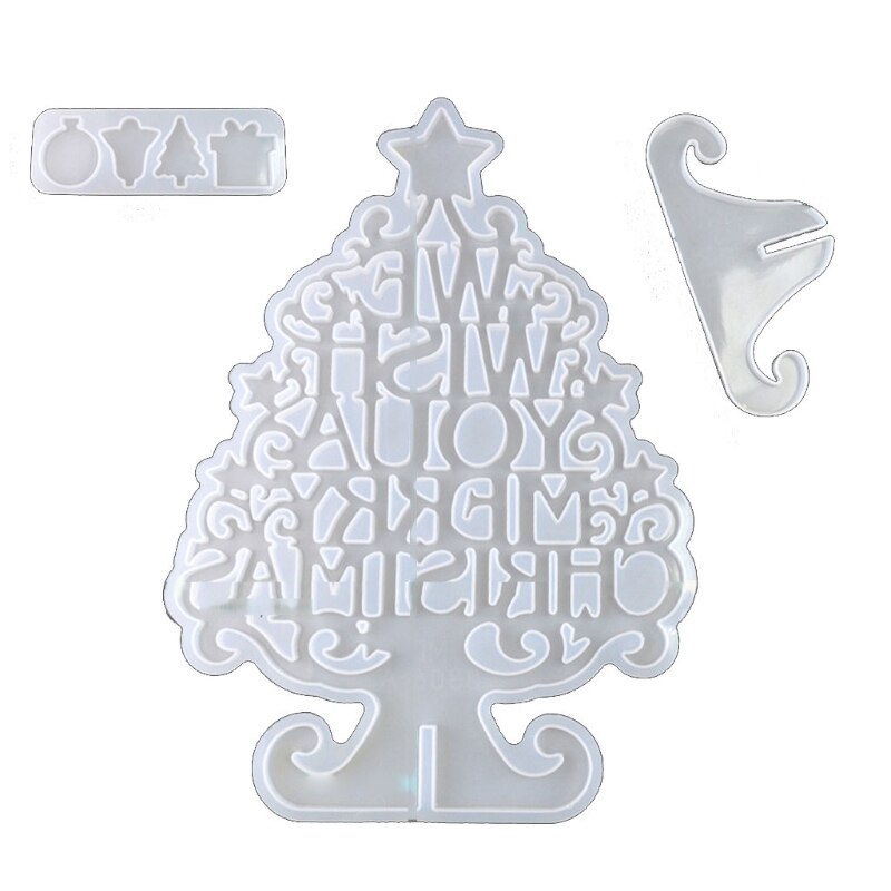 Christmas tree table mould diy crystal epoxy mould