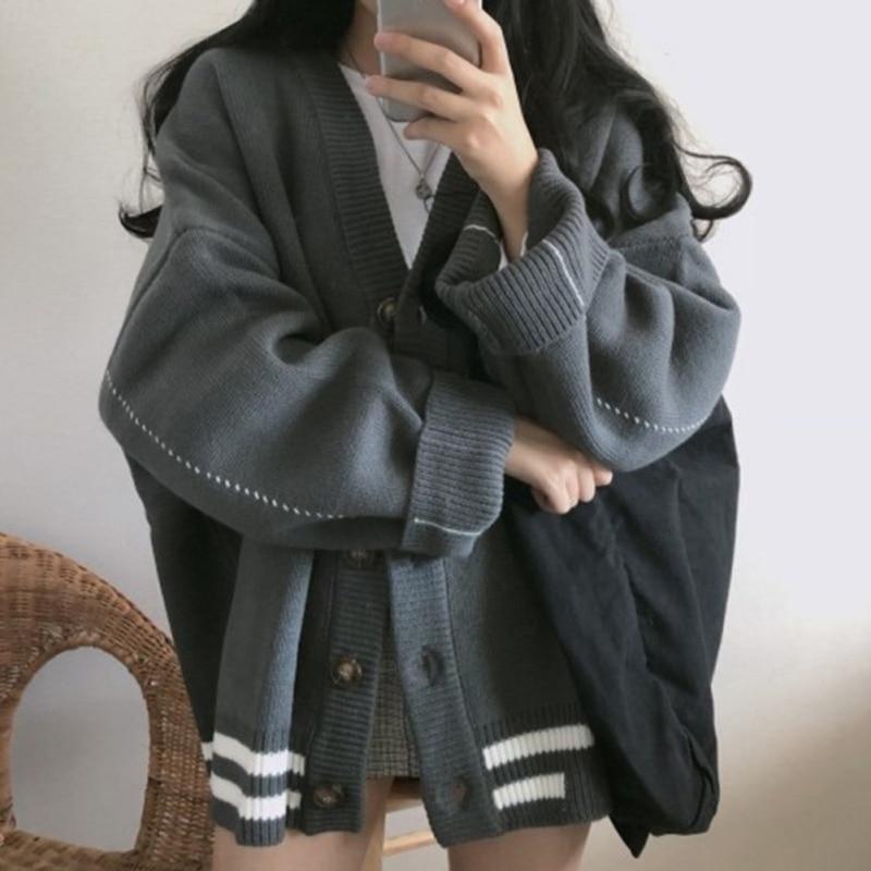 Lazy knit top coat