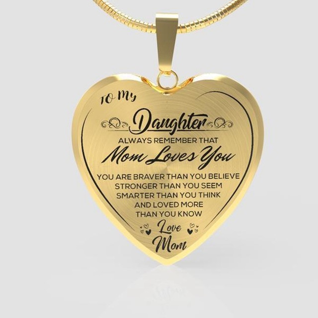 Daughter mother Necklace Princess clavicle chain