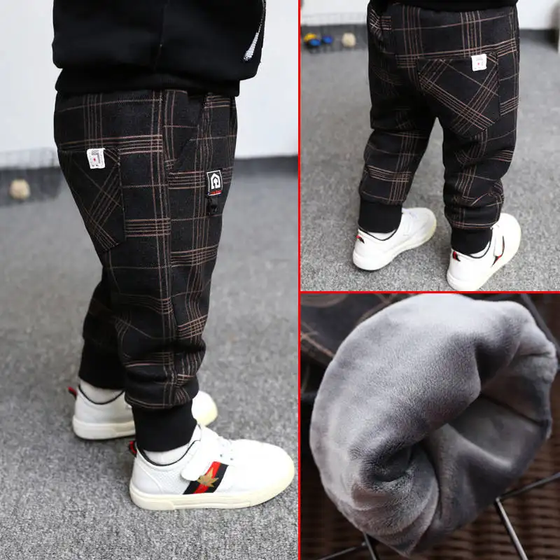 New Style Baby Wear Plush Trousers in Winter