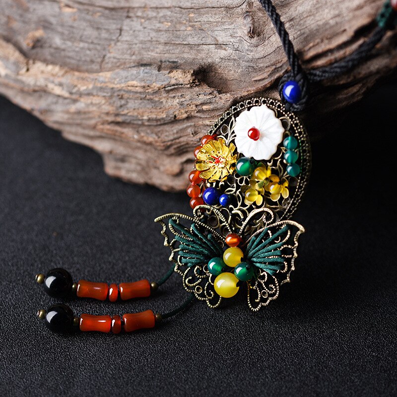 Sweater chain butterfly love flower