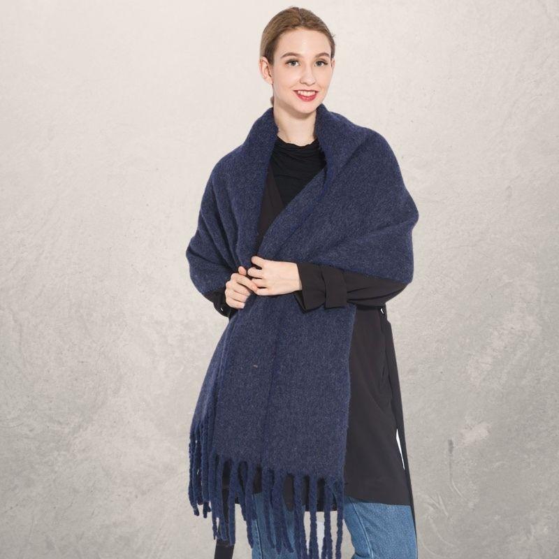 Autumn and winter scarf warm tassel ladies