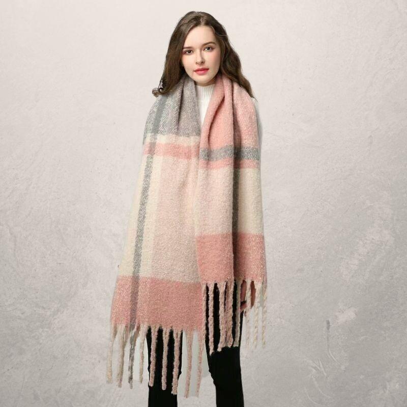 Autumn and winter scarf warm tassel ladies