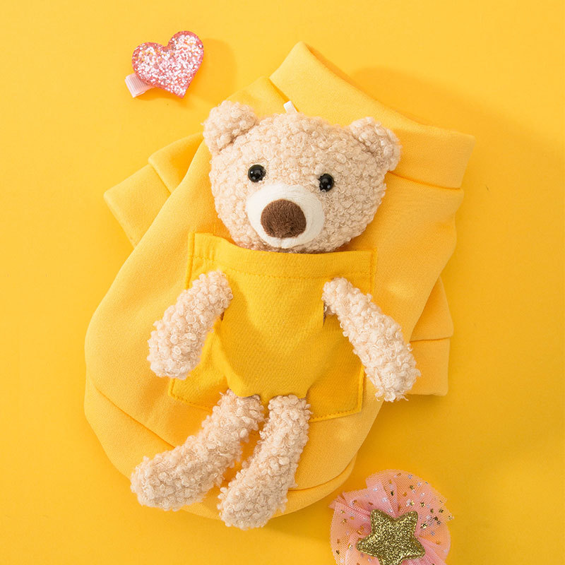 Cat cute teddy bear pet clothes two-legged clothes — view 4