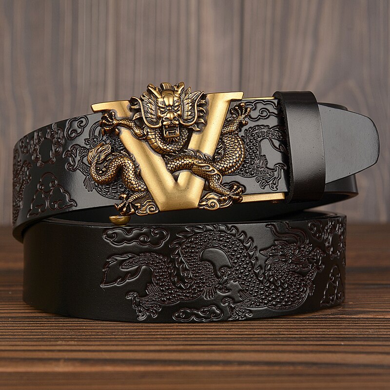 Black gold buckle